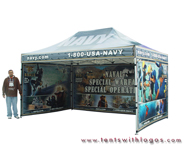 10' by 20' Pop Up Tent - Navy